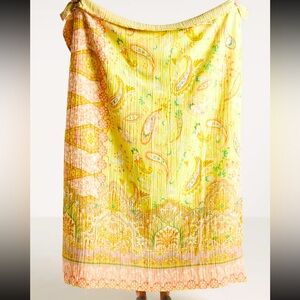 Yellow Paisley Quilt